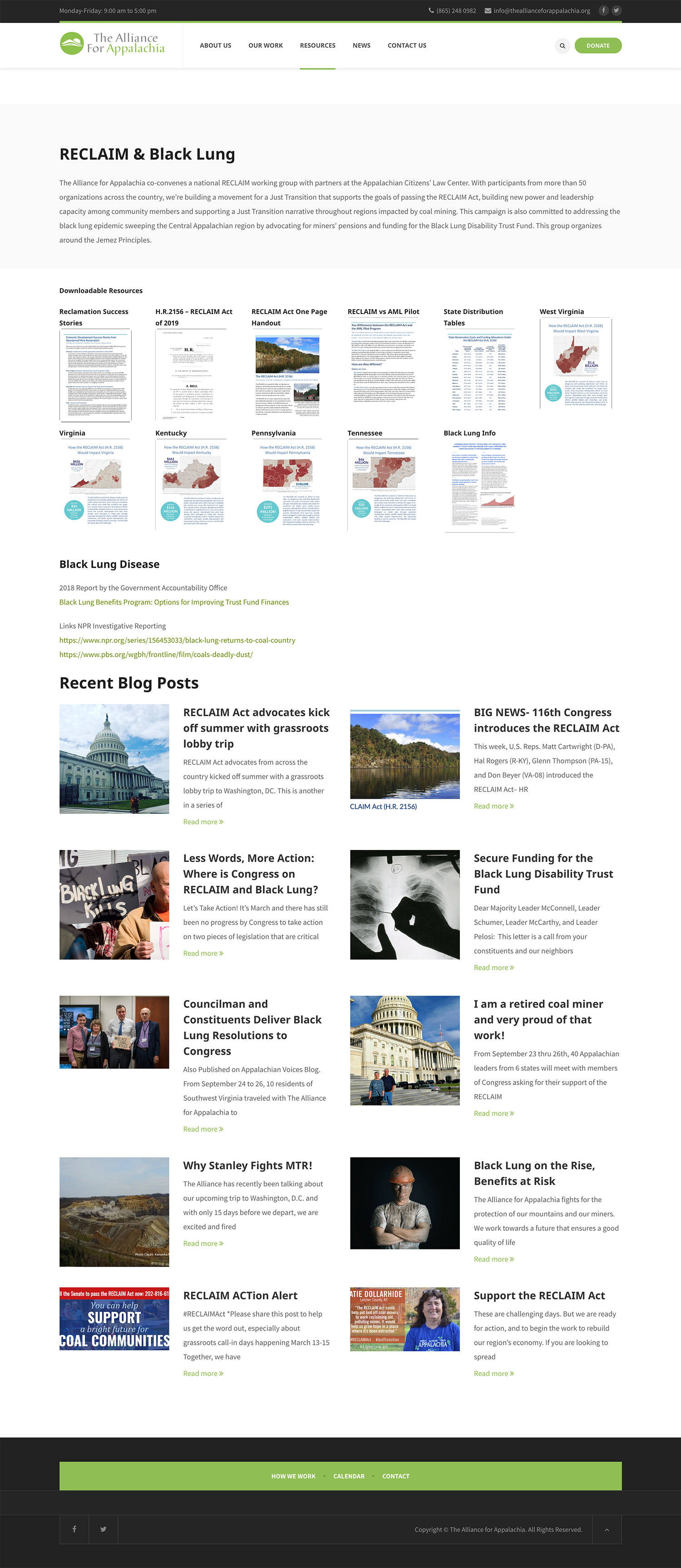 Alliance Campaign Page